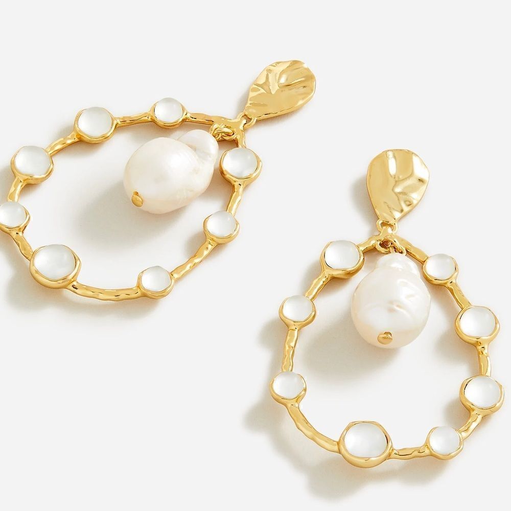❤️Earrings with Cultured Freshwater Pearls